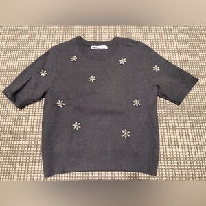 Zara Jewel Knit Top